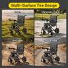 Easwe D10 Foldable Electric Wheelchair for Seniors Multi-Surface Tires