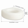 AquaSense Economy Raised Toilet Seat Dimensions