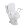 PreserveTech™ Universal Raised Toilet Seat Attached in a Bowl