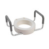 Premium Raised Toilet Seat with Removable Arms Main Image Regular