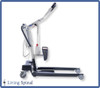 Invacare ISA Stand-up Lift Product Side View Living Spinal