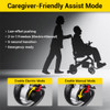 Easwe C10 Carbon Fiber Electric Wheelchair Caregiver-Friendly