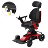 Easwe L10 Luxury Electric Wheelchair Pearl Red