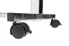 Lumex Everyday Overbed Table Non-Tilt Silver Base