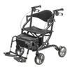 Fusion Rollator and Transport Chair Combo Left Angled