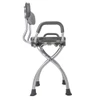 X-Fold Shower Chair Full Right Gray