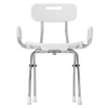 X-Fold Shower Chair Front White