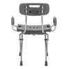 X-Fold Shower Chair Back Gray