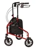 3-Wheel Cruiser Rollator Metallic Burgundy