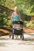 Lumex Hybrid LX Rollator Transport Chair Lifestyle Standing and Walking