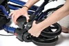 Lumex Hybrid LX Rollator Transport Chair Lock Folded