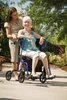 Lumex Hybrid LX Rollator Transport Chair Lifestyle Sitting