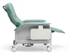 Lumex Extra Wide Clinical Care Recliner Green Reclined
