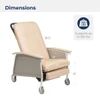3 Position Geri Chair Dimensions