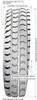 3.00-4" (10x3") All Weather Pneumatic Tire Dimensions