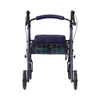 Medline Basic Steel Rollator Blue Front View