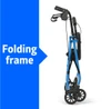 Medline Basic Steel Rollator Folding Frame