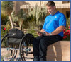 Matrx MX2 Carbon Fiber Backrest by Motion Concepts Product Lifestyle Photo Living Spinal