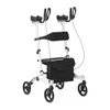 Medline Upright Aluminum Rollator Side View
