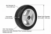 9X3” Pride Go-Go Flat-Free Rear Wheel Assembly Main Image