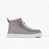 Adaptive Kids BILLY Classic Lace High Tops_Grey