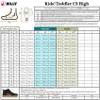 Adaptive Kids Glitz BILLY CS High Tops_Size Chart