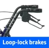 Medline Basic Steel Rollator with Microban Loop-Lock Brakes