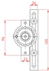 360 Degree Swivel Arm Bracket Attachment Dimensions