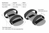 Ankle and Toe Hook And Loop Straps Dimensions