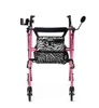 Medline Posh Pink Zebra Rollator Back