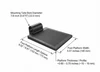Foot Board For Tube 7/8" Dimensions
