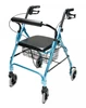 Lumex Walkabout Lite Four-Wheel Rollator Aqua