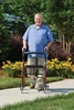 Lumex Walkabout Lite Four-Wheel Rollator Lifestyle