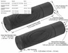 4" Comfort Hand Grip Dimensions