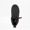 Adaptive Kids Light Ups BILLY Classic D|R High Tops_Black/Red Adjustable Laces