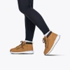 Adaptive Kids Rugged Billy Goat DZ High Tops_Tan Straight and Double Zipper