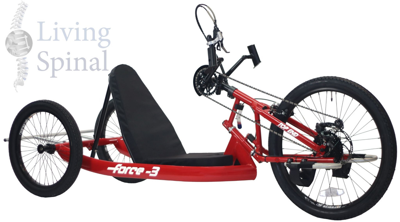 Top End Force 3 Handcycle Base Model Red