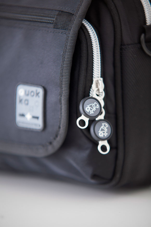 Horizontal - Quokka Bag for Wheelchairs Zipper