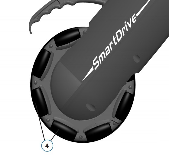Max Mobility SmartDrive MX2+ Roller Replacement Kit | Living Spinal
