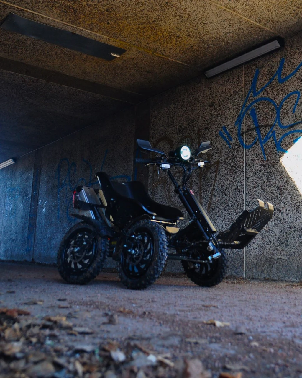 The Zoom 2.0 All-Terrain Powered Vehicle angled view