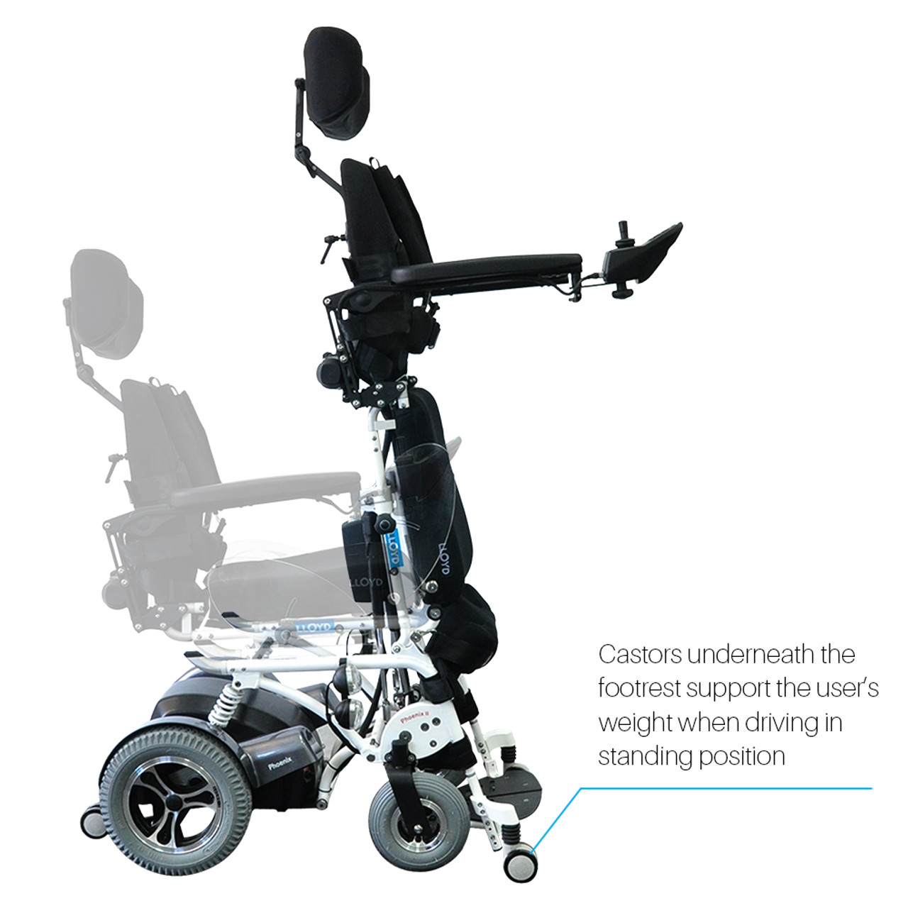 Phoenix II (Standing Power Wheelchair)