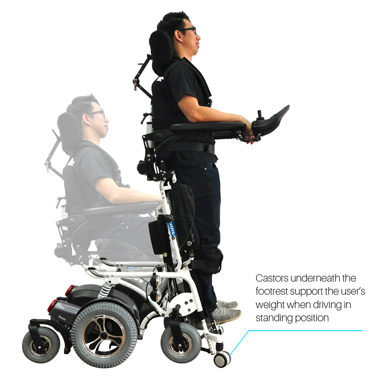 Draco (Electric Standing Wheelchair)