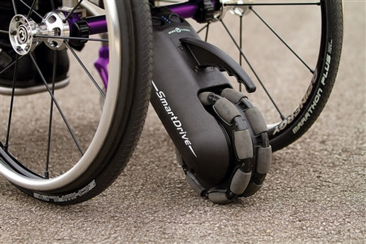 The SmartDrive MX2 segmented wheel.