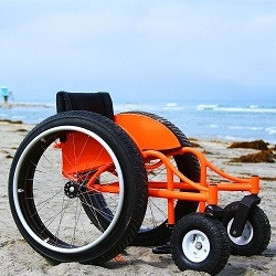 BOX Beach Bomber Wheelchair Side View