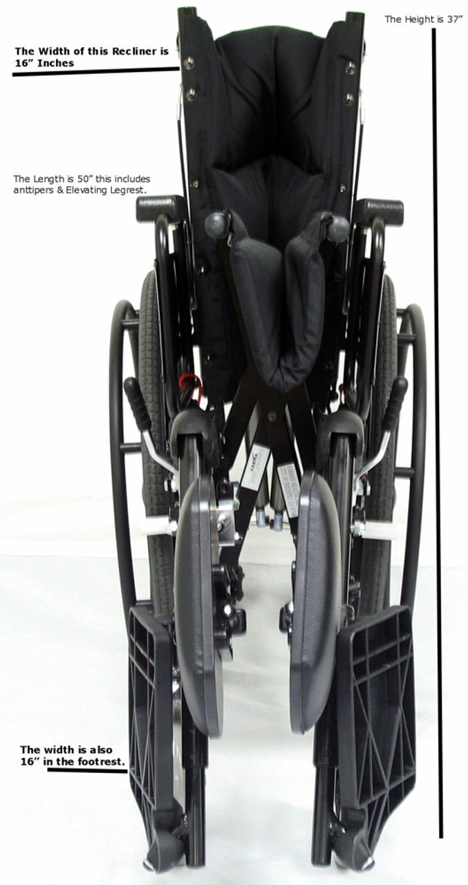 KM-5000 Recliner Wheelchair by Karman Healthcare