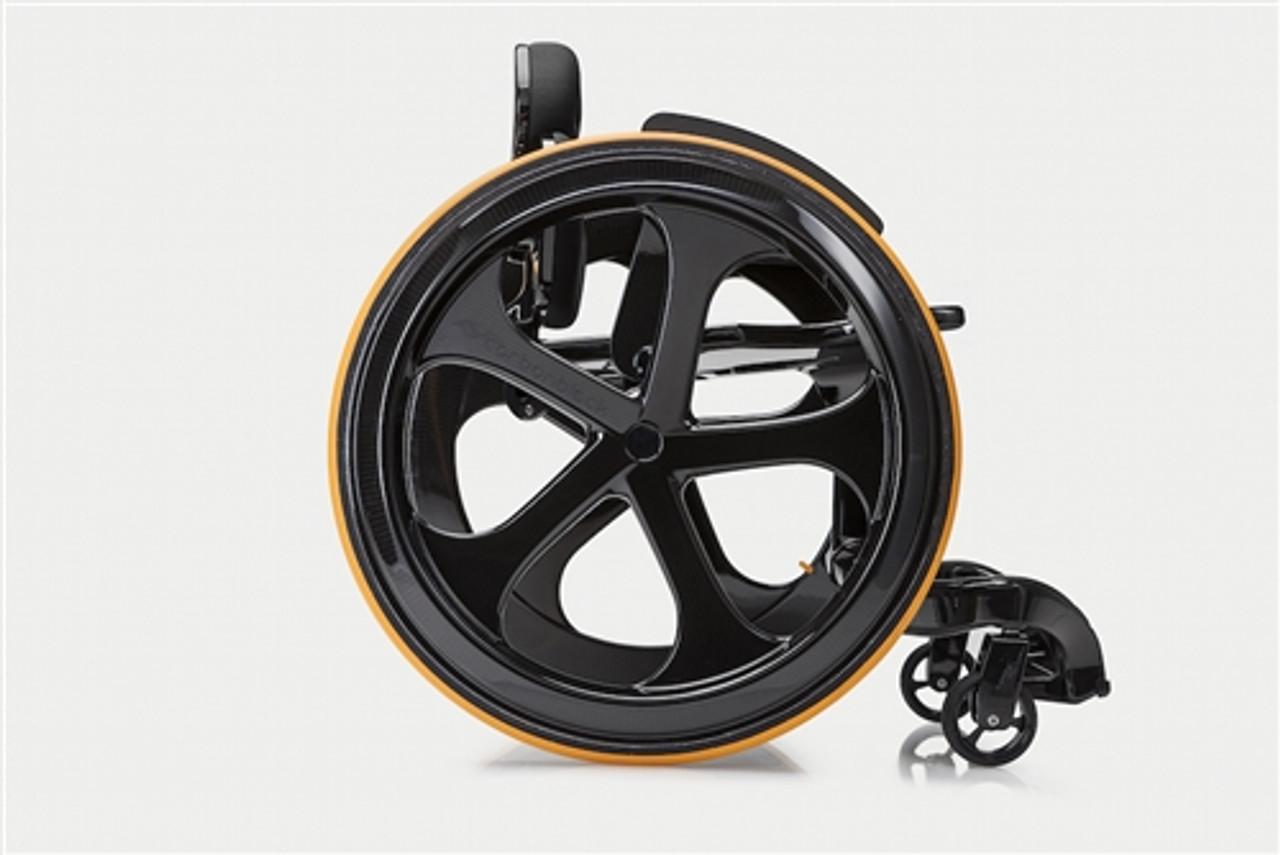 Carbon Black Wheelchair Profile Shot