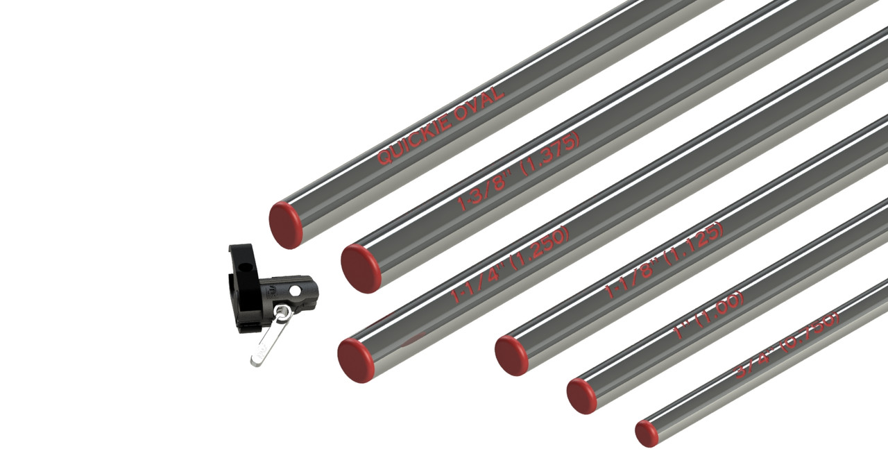  PushLox Wheelchair Braking System Dimension