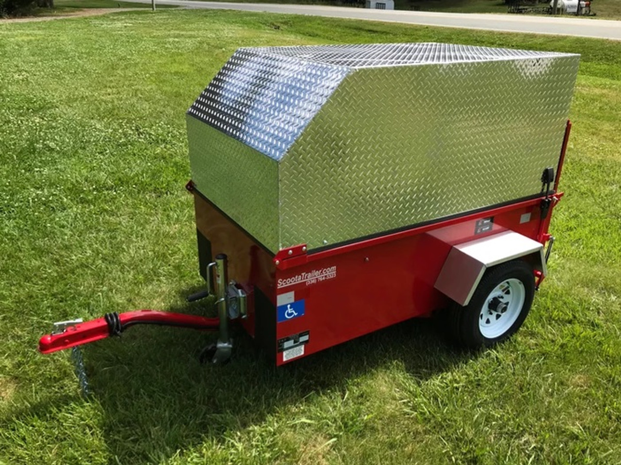 The ScootaTrailer Scooter and Power Wheelchair Trailer