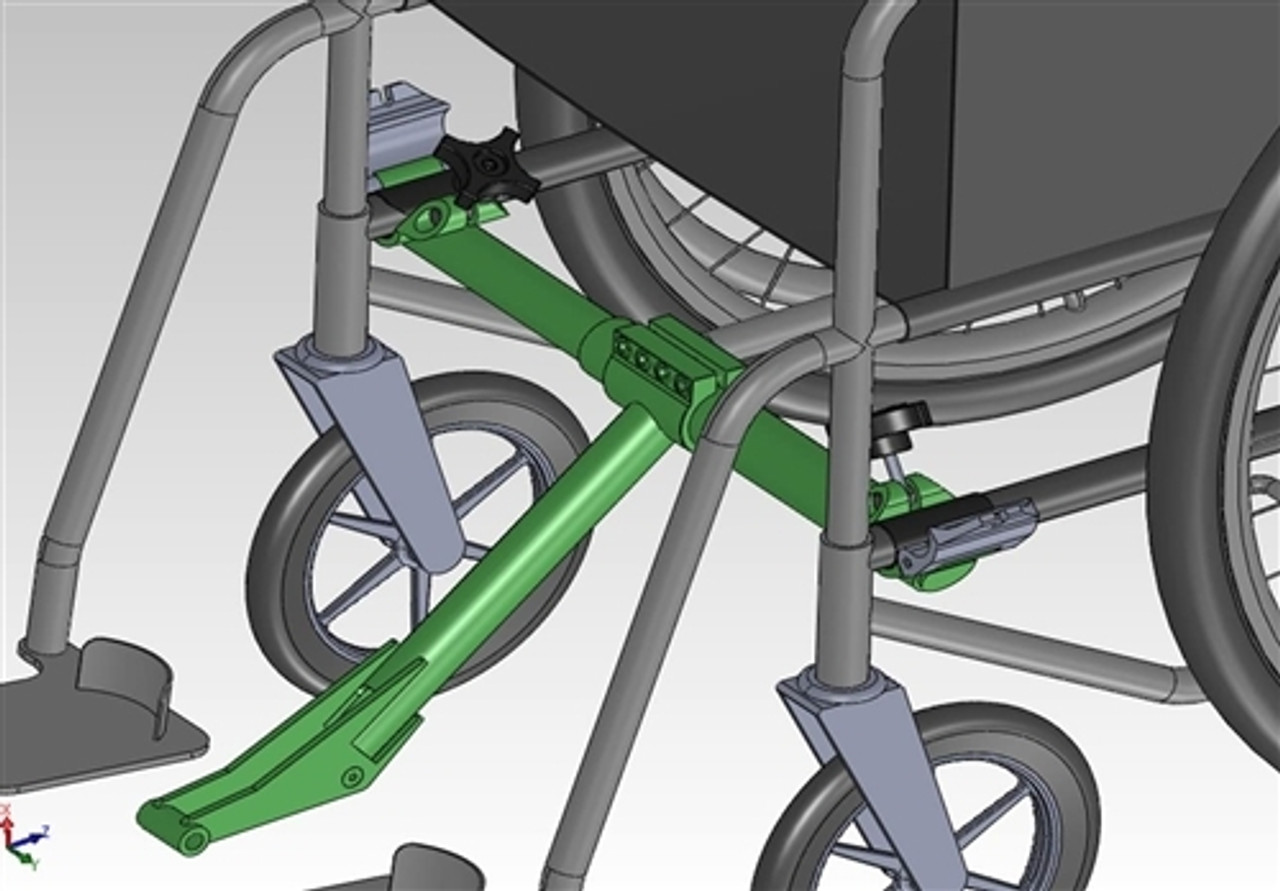 Folding Wheelchair Adaptor for Freewheel