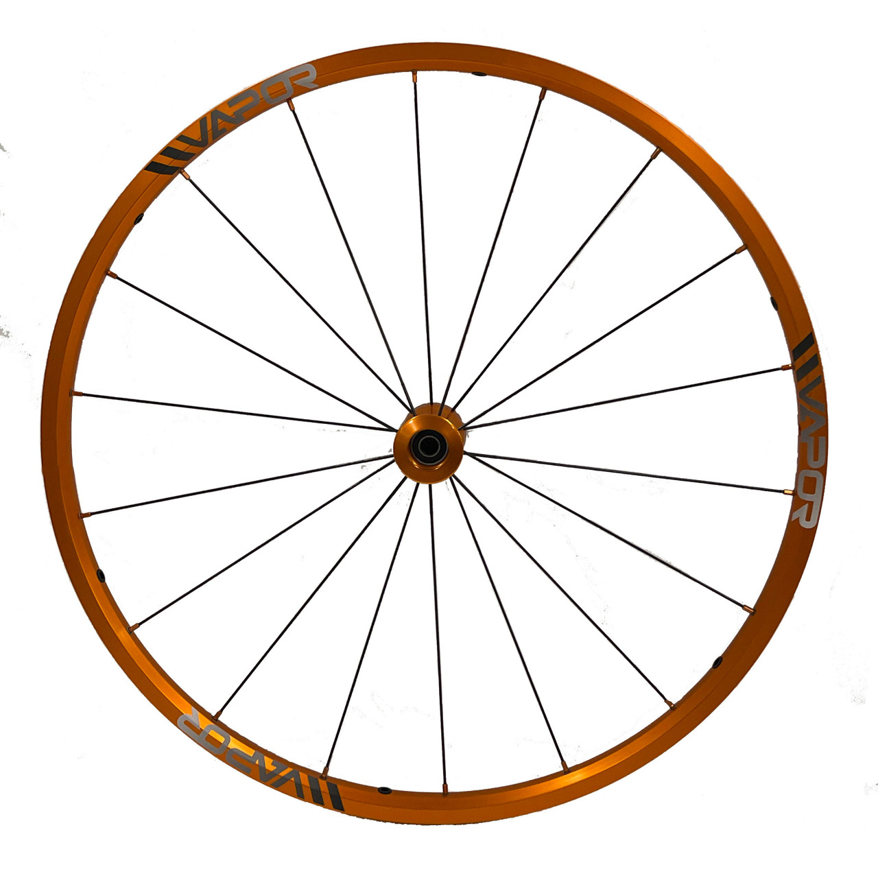 Vapor 13 Wheelchair Wheel Orange Hub Rim Handrim